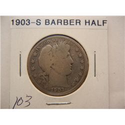 1903-S Barber Half Dollar