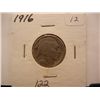 Image 1 : 1916 Buffalo Nickel, Good Date