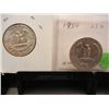 Image 2 : 2 Silver Washington Quarters: 1949 & 1950