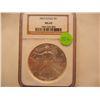 Image 1 : 2003 American Silver Eagle, .999 Fine Silver, 1 Troy Oz., Graded by NGC MS69