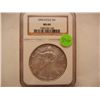 Image 1 : 2004 American Silver Eagle, .999 Fine Silver, 1 Troy Oz., Graded by NGC MS69