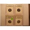 Image 1 : (4) 1981-S Washington Quarters, Graded by INB Cameo Gem Proof