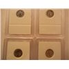 Image 2 : (4) 1981-P Roosevelt Dimes, Graded by INB BU
