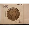 Image 1 : 1908 Barber Half Dollar