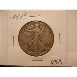 1941-D Walking Liberty Half Dollar