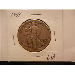 1941 Walking Liberty Half Dollar