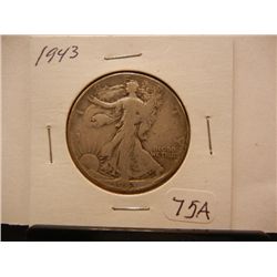 1943 Walking Liberty Half Dollar