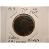Image 1 : 1819 Large Cent