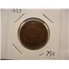 Image 1 : 1853 Large Cent