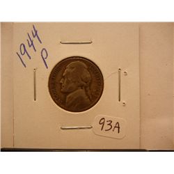 1944-P Jefferson Silver War Nickel