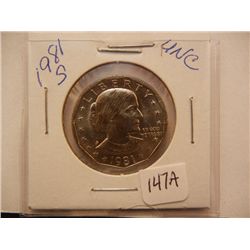 1981-S Susan B Anthony Dollar, UNC