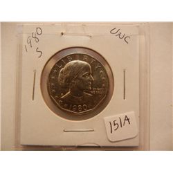 1980-S Susan B Anthony Dollar, UNC