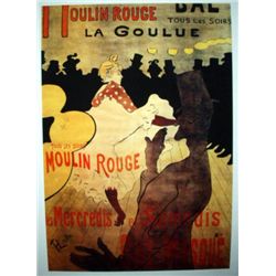 At The Moulin Rouge 22 x 17 1/2 Limited Giclee