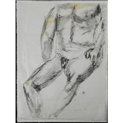 Betty Snyder Rees Original Painting & Drawing Nude Male