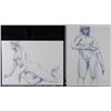 Image 1 : 2 Betty Snyder Rees Original Nude Color Figure Drawings