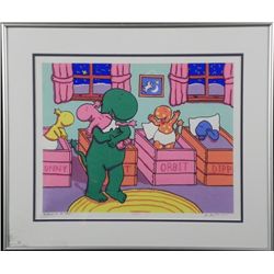 It Zwibble S/N Framed Tom Ross Print Bedtime at Mill