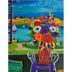 Shlomo Alter BEAUTIFUL BOUQUET Hand Signed Limited Ed.