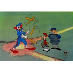 Bozo The Clown Playing Baseball