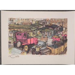 Edward Plunkett Signed Artist Proof Vampire Traffic Jam