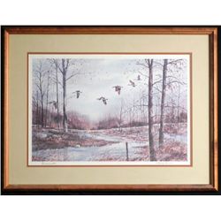 Burmanski Original Framed Watercolor Painting