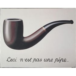 La Trahison des Images Rene Magritte Print On Canvas