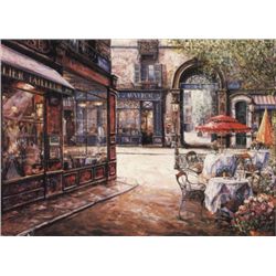 Salon Auvergne By Blanchard 24x32 Giclee S/N