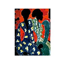 James Denmark Two Women Signed Giclee