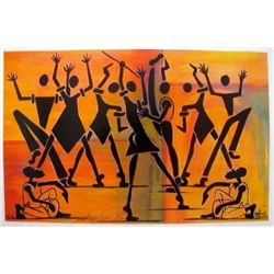 Haitian Dancers Signed Lithograph Limited Edition of 50