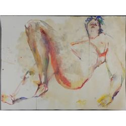 Betty Snyder Rees Original Painting Nude Woman Model
