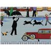 Image 2 : Nicky Watanabe Signed Art Print Singing in the Rain-Frd