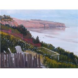 Point Fermin Signed Oil 18 x 24
