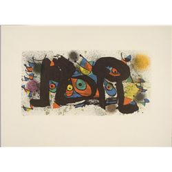 Joan Miro : Sculptures Abstract Art Print