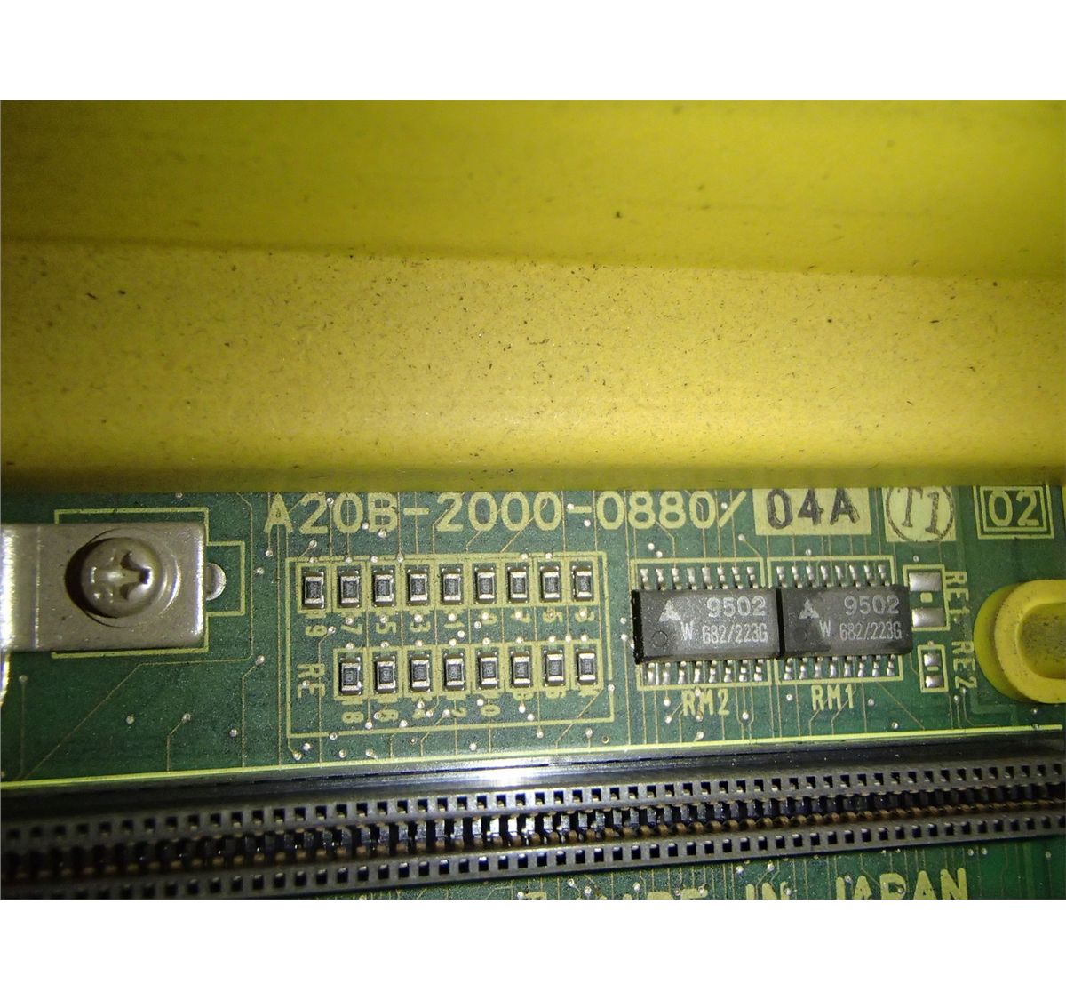 Fanuc Series 20-MA, Rack #A02B-0177-B501, B/N: A20B-2000-0880/04A