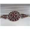Image 2 : 12.88 Ct. Genuine Ruby Estate Bracelet (Cert For Ins. Purpose $2,975.00) - Paperwork In Office