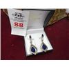 Image 1 : Custom Sapphire Estate Earrings