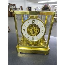 Le Coultre Brass Mantle Clock