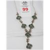 Image 1 : Special Genuine Emerald Turkish Estate Necklace