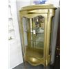 Image 1 : Gold Guilded Bow Front China Hutch