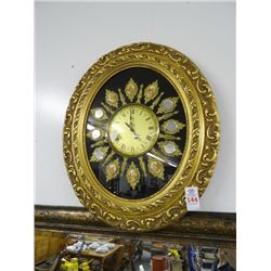 Ornate Gilded Accent Clock