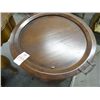 Image 2 : Mahogany Round Footed Showcase Table