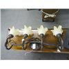 Image 1 : Floral Vine Style 4-Light Vanity Fixture