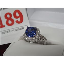 Tanzanite Dinner Ring In Special Setting