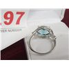 Image 2 : Blue Topaz Evening Ring