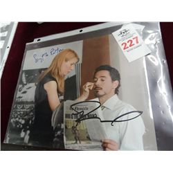 Autographed Robert Downey/Gwen Paltrow Photo