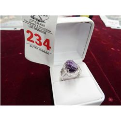 3.79 Ct. Amethyst Dinner Ring