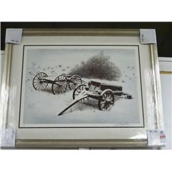 Artist Signed Wagon Print