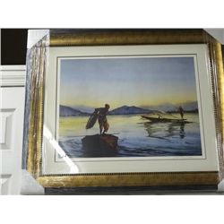 Artist Signed Fisherman Print