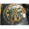 Image 1 : Harley Davidson Dartboard w/Darts & Case