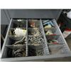 Image 2 : Grey Hardware Cabinet w/Hardware - No Shipping