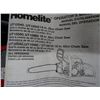 Image 2 : Homelite Gas Chain Saw - No Shipping